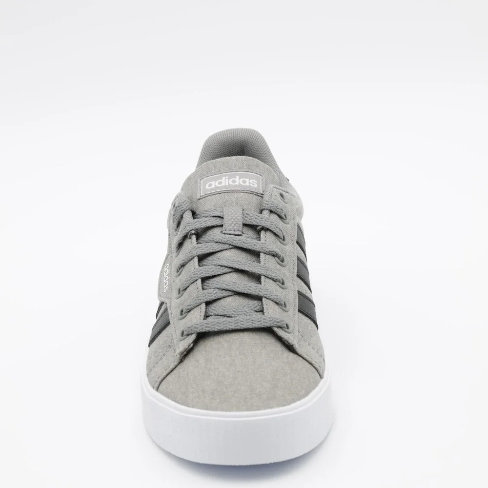 Adidas Men's Daily 3.0 Comfortable Canvas Low Top Shoes Gray/Black Size 7 - Picture 2 of 11